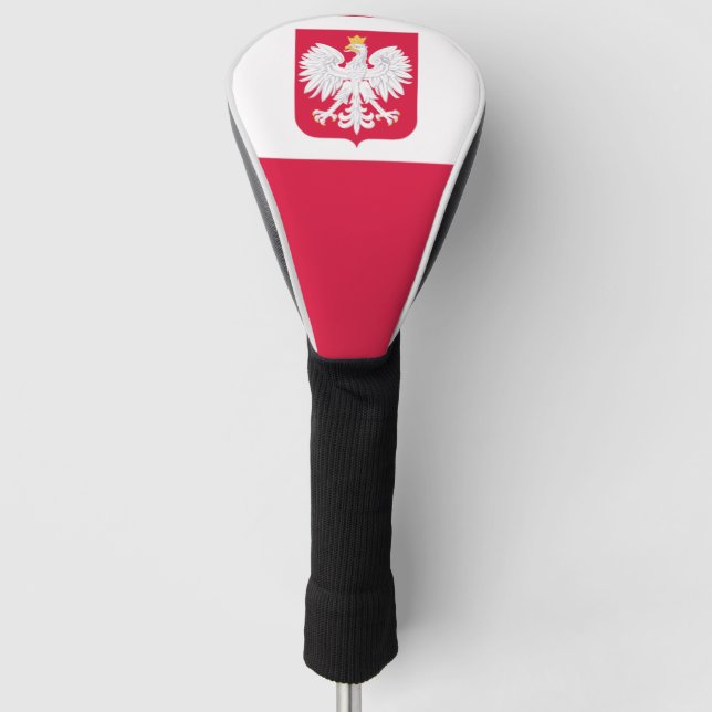 polnische Flagge Golf Headcover (Vorderseite)