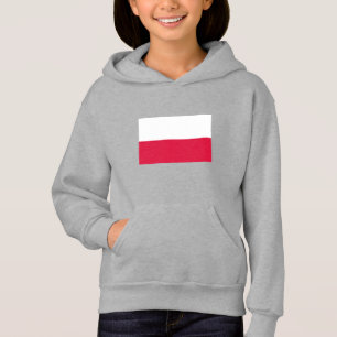 Polnische Flagge Hoodie