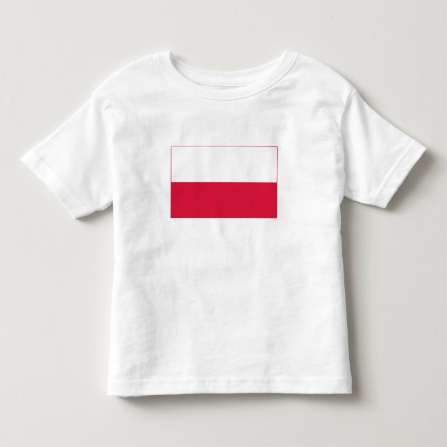 Polnische Flagge Kleinkind T-shirt (Vorderseite)