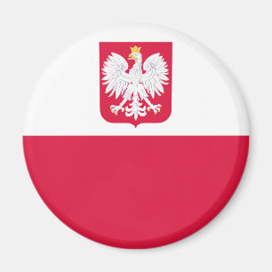 Polnische Flagge Magnet