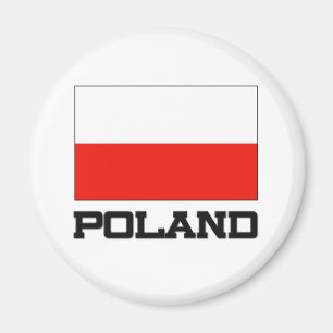 Polnische Flagge Magnet