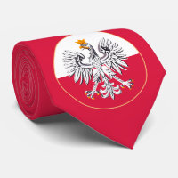 Polnische Flagge mit Eagle, polnisches Unternehmen