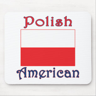 Polnische Flagge Mousepad