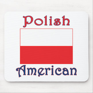 Polnische Flagge Mousepad