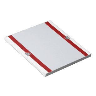 Polnische Flagge Notizblock