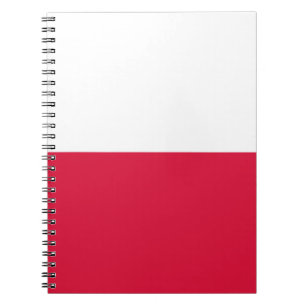 Polnische Flagge Notizblock