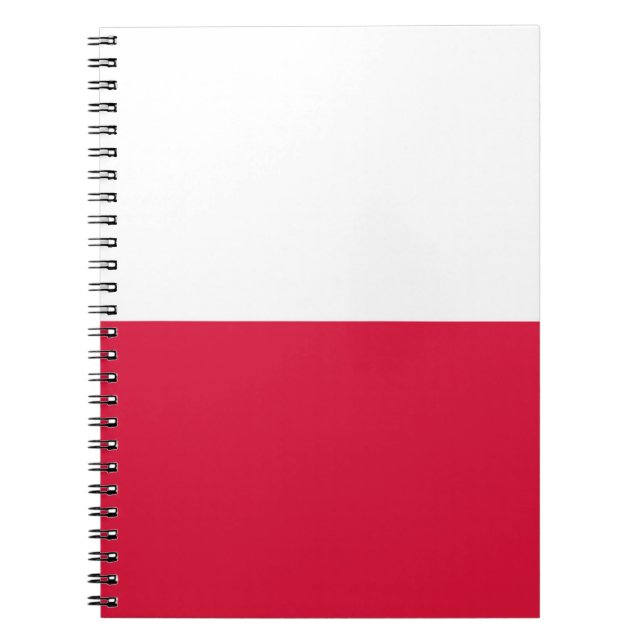 Polnische Flagge Notizblock (Vorderseite)