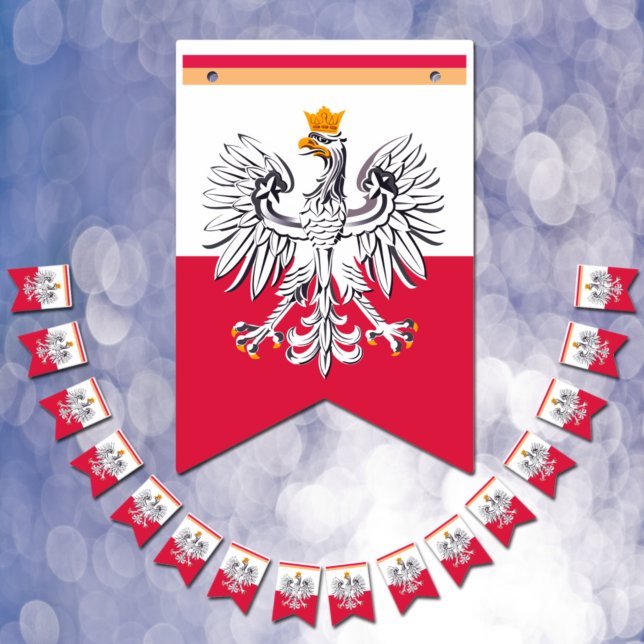 Polnische Flagge & Party Polen Adlerbücher / Hochz (Von Creator hochgeladen)