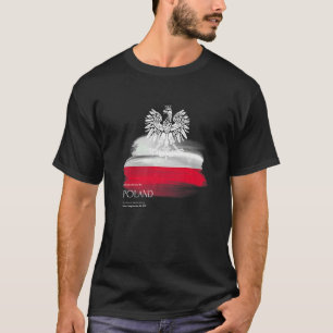 Polnische Flagge patriotische Polska Souvenir Lieb T-Shirt