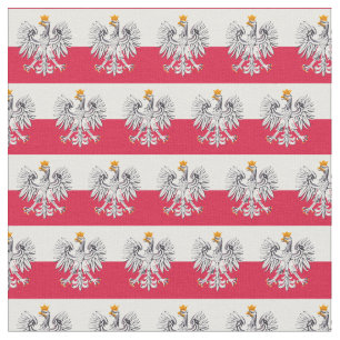 Polnische Flagge & Polen Adler, Trendy Fabric /mod Stoff