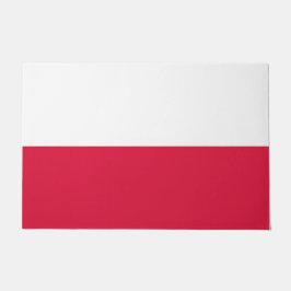 Polnische Flagge (Polen) Fußmatte