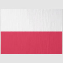 Polnische Flagge (Polen) Gewebepapier