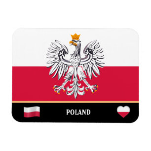 Polnische Flagge / Polen Magnet