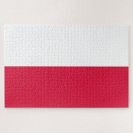 Polnische Flagge (Polen) Puzzle
