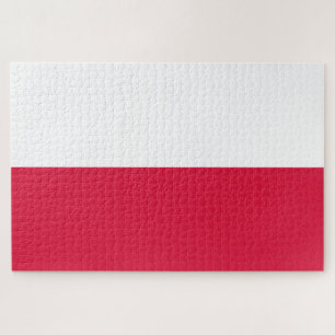Polnische Flagge (Polen) Puzzle