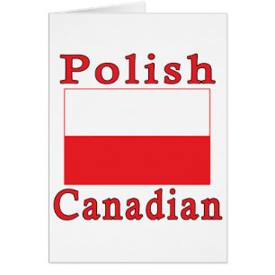 Polnische Flagge Polnisch Kanadisch