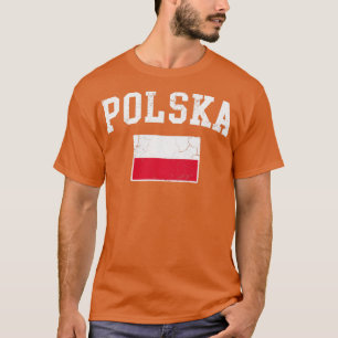 Polnische Flagge Polnisches Familienerbe T-Shirt