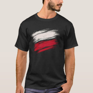 Polnische Flagge Polska Flagska Polski Proud T-Shirt