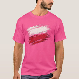 Polnische Flagge Polska Flagska Polski Proud T-Shirt