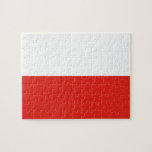 Polnische Flagge Puzzle<br><div class="desc">Ein ideales Geschenk für alle,  die Patrioten ihres Landes sind!</div>