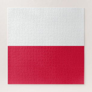Polnische Flagge Puzzle
