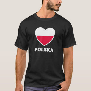 Polnische Flagge - Rot und Weiß T-Shirt