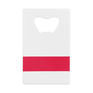Polnische Flagge - Rzeczpospolita Polska Geldbeutel Flaschenöffner