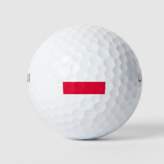 Polnische Flagge - Rzeczpospolita Polska Golfball