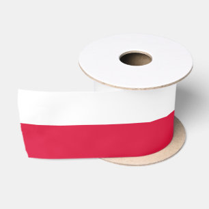 Polnische Flagge Satinband