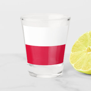 Polnische Flagge Schnapsglas
