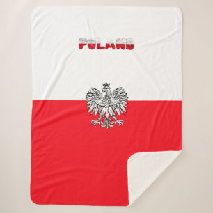 Polnische Flagge Sherpadecke