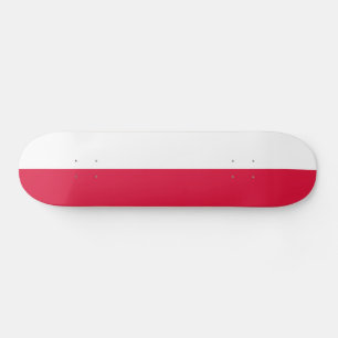 Polnische Flagge Skateboard