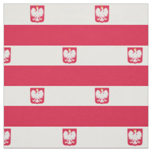 Polnische Flagge Stoff