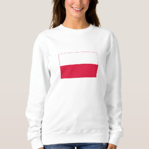 Polnische Flagge Sweatshirt