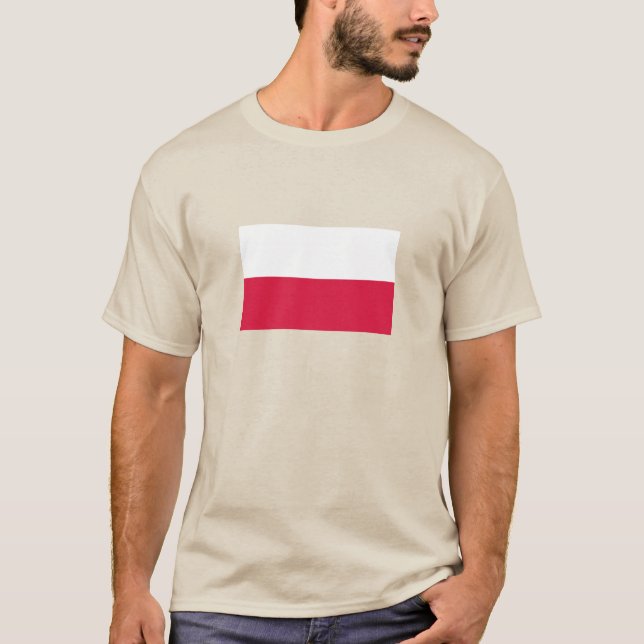 Polnische Flagge T-Shirt (Vorderseite)