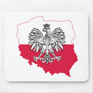 Polnische Flagge Tastaturunterlage Mousepad