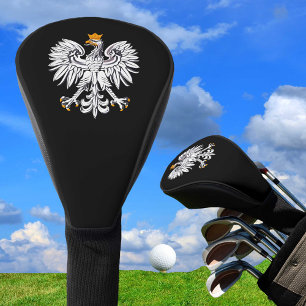 Polnische Flagge und Golf Polen Sportabdeckungen / Headcover