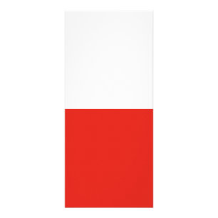Polnische Flagge Werbekarte