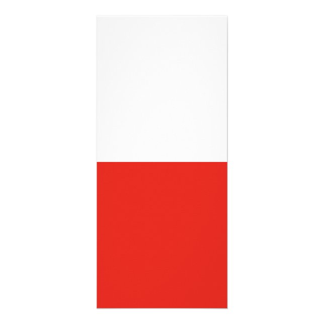 Polnische Flagge Werbekarte (Vorne)