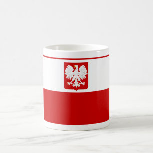 Polnische Flaggen-Tasse Tasse