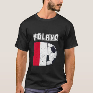 Polnische Fußballmannschaftsflagge T-Shirt