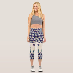 Polnische Gestaltung traditioneller Keramiken Capri Leggings