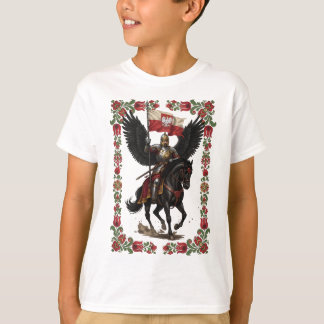 Polnische Husaren-Volksrahmen-Kunst T-Shirt