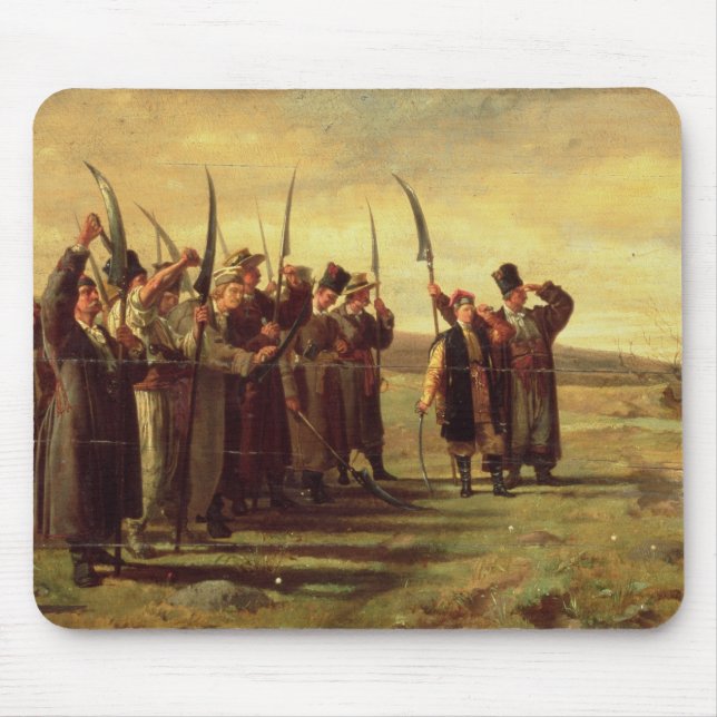 Polnische Insurrectionists des Aufstands 1863 (Öl Mousepad (Vorne)