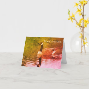 Polnische Karte Get Well Wildlife Art individuell