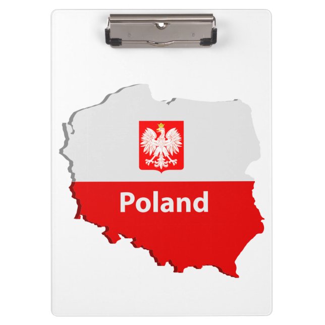 Polnische Karte Klemmbrett (Vorderseite)