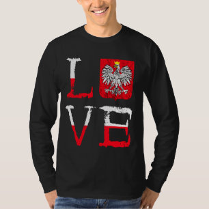 Polnische Liebe Polen polnischer Adler Polnischer  T-Shirt