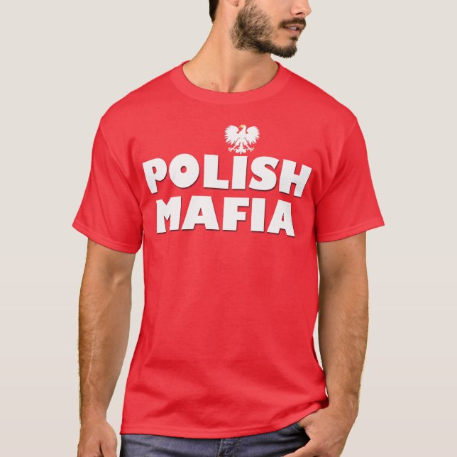 POLNISCHE MAFIA T-Shirt (Vorderseite)