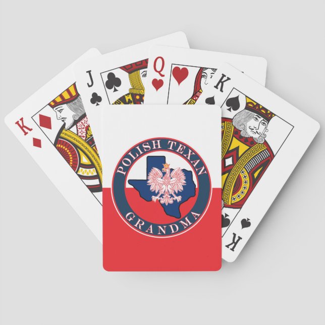 Polnische Oma-Runde Spielkarten (Rückseite)