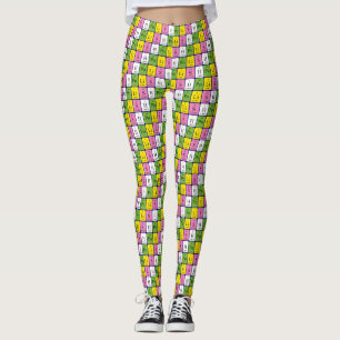 Polnische Periodensystem patriotische Leggings 1